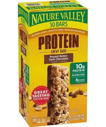 Barras de proteína chocolate con mantequilla de maní 30 unds Nature Valley