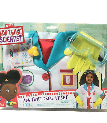 Juego de disfraces de científico Juego de simulación 6 piezas Ada Twist Just Play