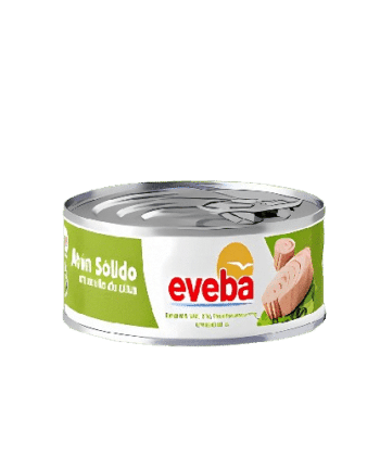 Lata De Atún Sólido Al Natural 170 gr Eveba