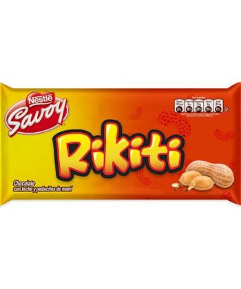 Chocolate con Leche y Maní 130gr Rikiti Savoy Nestle
