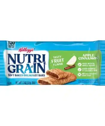 Barra Nutri Grain De Manzana y Canela 37gr Kellogg's