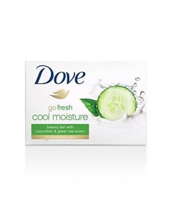 Jabon de Baño Pepino 106gr x Und Dove Go Fresh