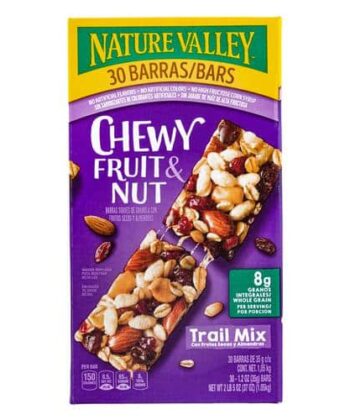 Barras Mixtas de Frutos Secos y Frutas x 30 Unids Nature Valley
