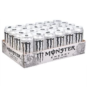 Bebida Energizante Zero Ultra blanca 473 ml x24 Pack Monster Energy