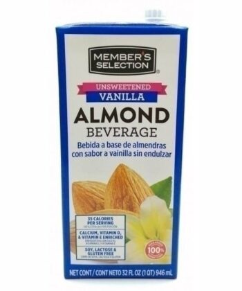 Leche de Almendras sin endulzantes 946ml Member's Selection