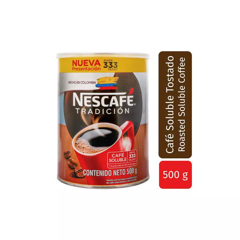 Café Soluble 500gr Nescafé Tradición