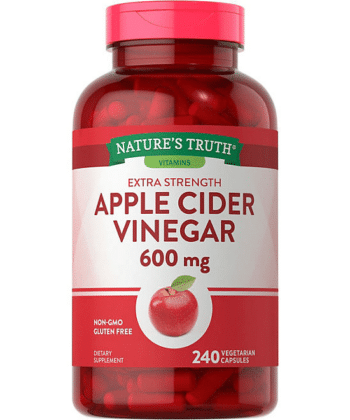 Cápsulas de Vinagre de sidra de manzana 600mg x 240 unds Nature's Truth