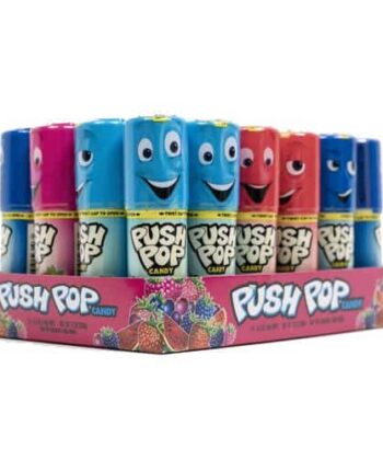 Caramelos Sabor a Fruta x 24 Unids Push Pop