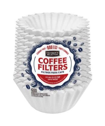 Filtros de Café 600 Unids 1.88 L - 2.82 L Member's Selection