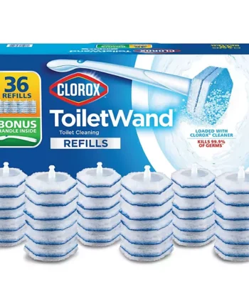 Kit limpiador de inodoros ToiletWand con 1 Varita de baño + 36 recambios Clorox