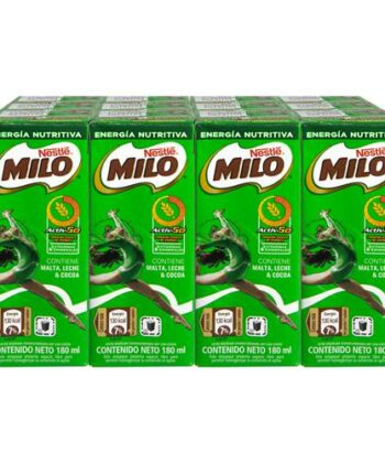 Leche Achocolatada 180ml x 12 unds Milo