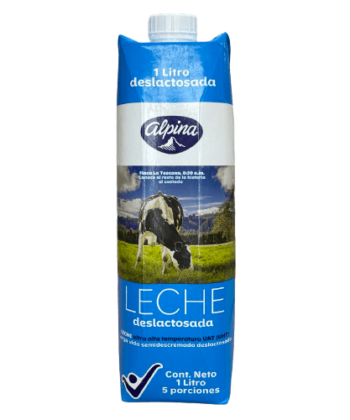Leche Deslactosada 1Lts x Und Alpina