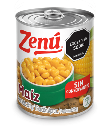 Maíz Dulce en Lata x 241gr Zenú