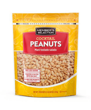 Maní Tostado de Coctel 1.13 kg Member's Selection