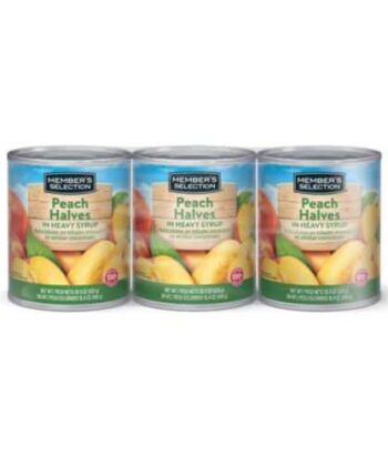 Melocotones en Almíbar 3 Unidades / 820 g Member's Selection