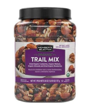 Mezcla de Arándanos Deshidratados y Frutos Secos Orgánicos 737 gr Member's Selection