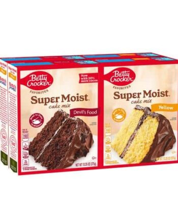 Mezcla para Preparar Tortas de Vainilla y Chocolate x 4 Unids Betty Crocker