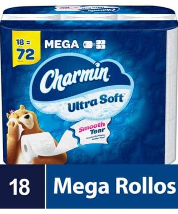 Papel Higiénico Ultra Suave Doble Hoja x 18 Unds Charmin