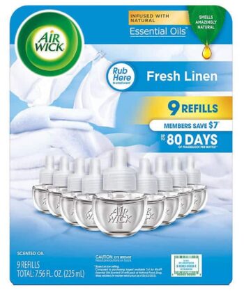 Recambios de ambientador de aceite perfumado Ocean Spray x 9 uds Air Wick