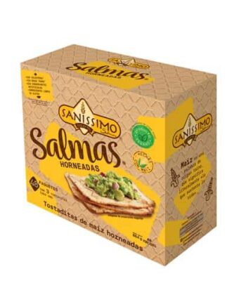 Salmas Tostadas de Maíz Horneadas x 48 Unids Sanissimo