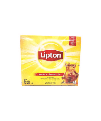 Té Negro Bolsitas Té 100% Natural 104 Unds Lipton