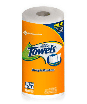 Toallin de Papel Rollos Enormes x 1 Rollos Member's Mark