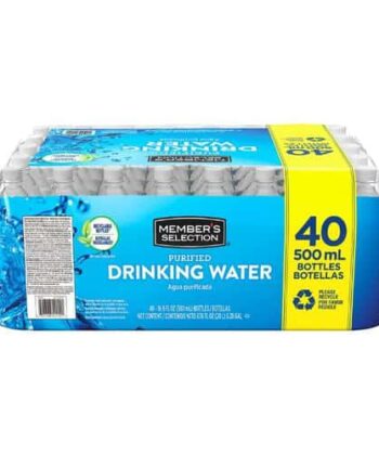 Agua Purificada 40 Unidades 500ml Member's Selection