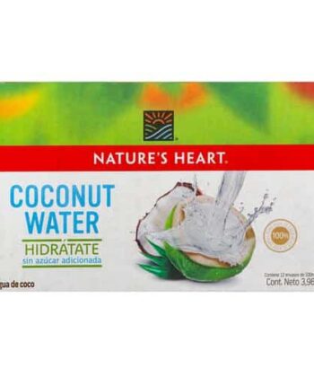 Agua de Coco 12 Unidades 330 ml Nature's Heart
