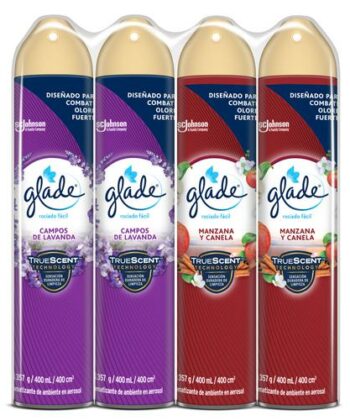 Ambientador con Truescent x 4 Unds Glade