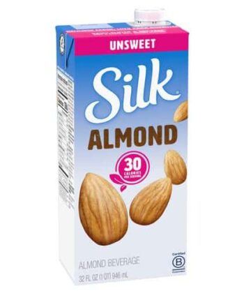 Bebida de Almendras Sin Azúcar Sabor Original 946ml Silk