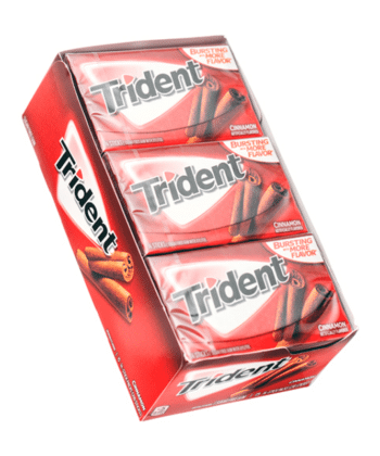 Caja de Chicles Cinnamon x 15 Unids Trident