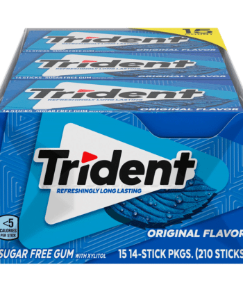 Caja de Chicles Original Flavor x 15 Unids Trident
