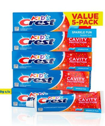 Crema Dental para Niños Sparkle Fun x 5 Unds Crest