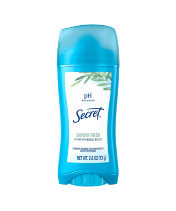 Desodorante Sólido 2,6 oz Shower Fresh Secret