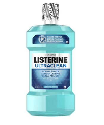 Enjuague Bucal Antiséptico UltraClean Menta Fría 1,5Lts Listerine