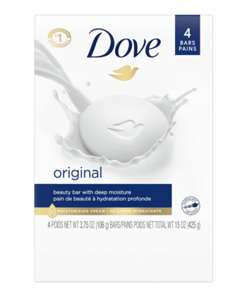 Jabon Hidratante Blanco x 4 unds Dove Beauty