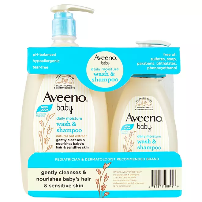 Shampoo y Lavado Humectante Aveeno Baby
