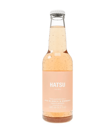 Soda de botella Uva Blanca y Romero x 300ml Hatsu