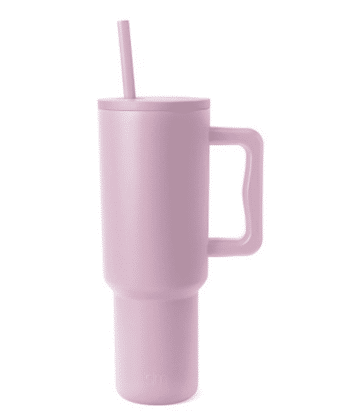 Vaso Con Tapa de Acero Inoxidable de 40oz Simple Modern Trek
