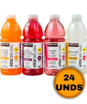 Bebida Enriquecida 591ml x 24 unds Kirkland Vitarain Zero