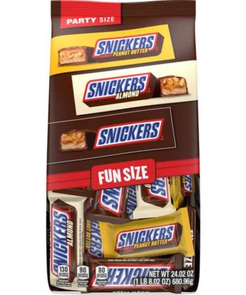 Paquete Fiesta de de Barras de Chocolate Variadas 680.96 g Snickers