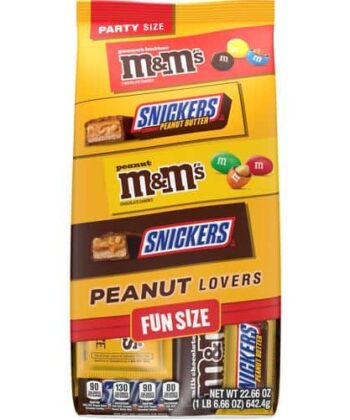 Paquete Variado de Caramelos para Amantes del Maní 642,4 g Snickers