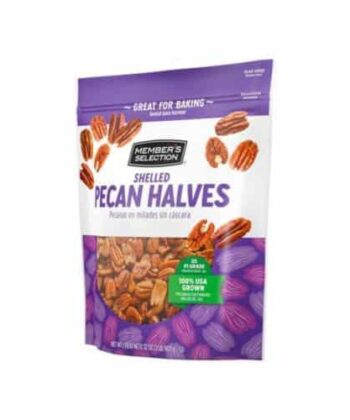 Pecanas en Mitades, Sin Cáscara y Sin Sal 907 g Member's Selection
