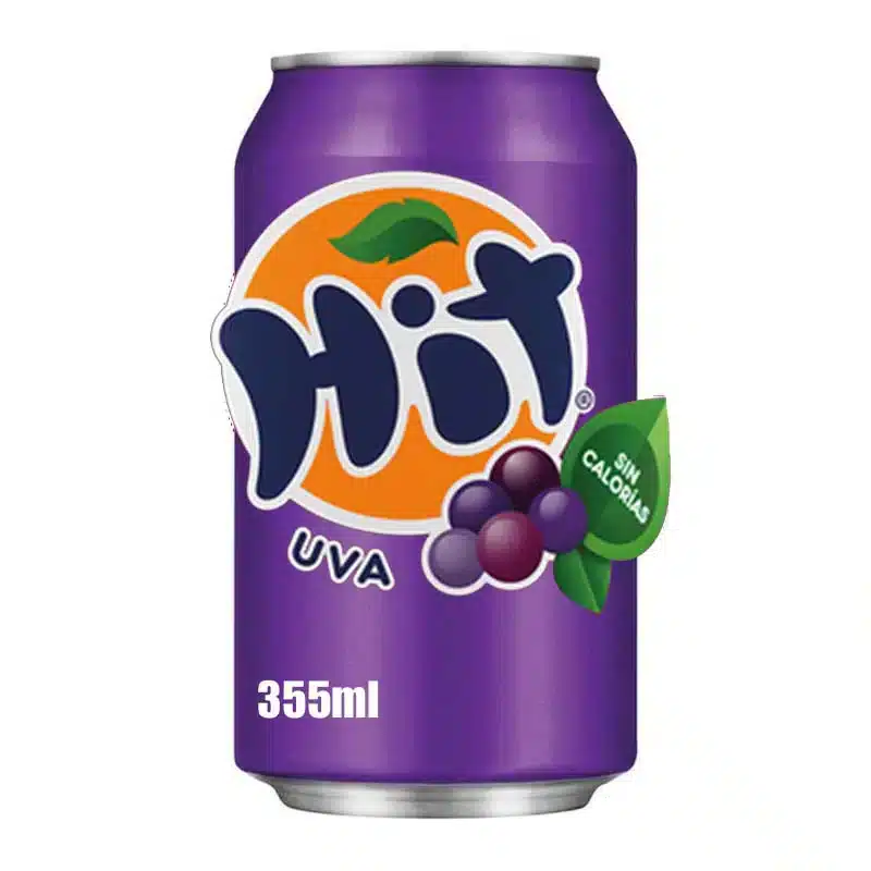 Refresco de Lata Uva 355ml Hit