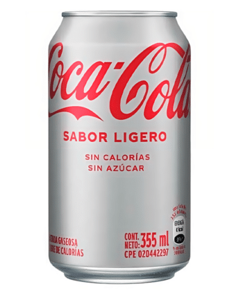 Coca-Cola Sabor Ligero en Lata 355ml