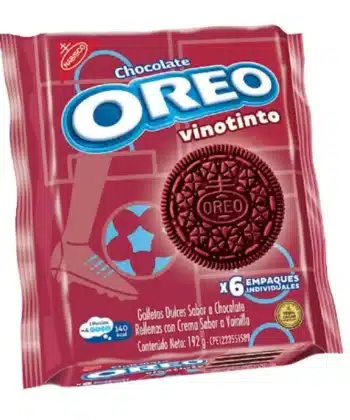 Galletas Oreo de Chocolate Vinotinto x 6 Unds Nabisco