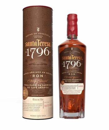 Ron Triple Añejado en Solera 0.75L Edición Especial Cafe Arabica Santa Teresa