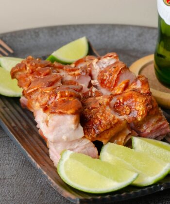 Servicio de Pork Belly 350gr con limon