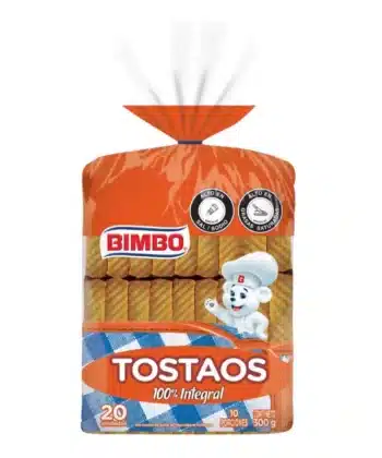 Tostadas Integrales Tostaos de 300gr Bimbo