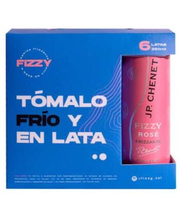 Vino Espumoso Rosé en Lata 250ml x 6 unds JP Chenet Fizzy
